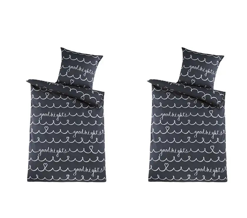 2er Set - Renforcé-Bettwäsche Goodnight 80 x 80/135 x 200 cm