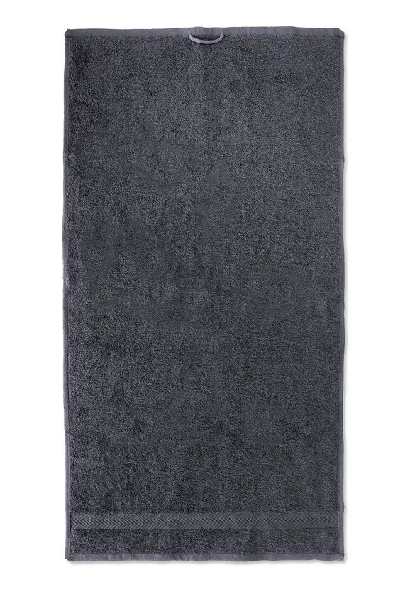 Handtuch Frottier 50 x 100 cm schwarz