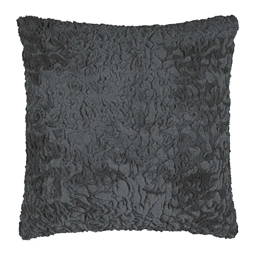 Dekokissen Fluffy 60 x 60 cm anthrazit