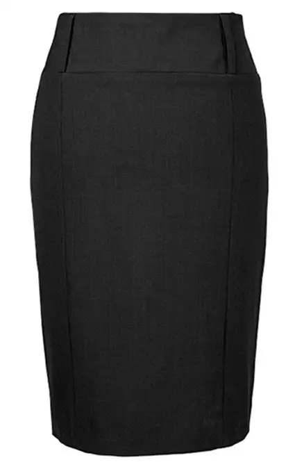 Damen Stiftrock Premium Regular Fit breiter Bund