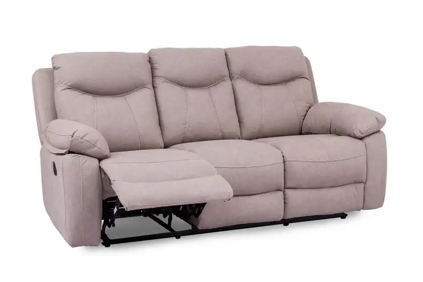 3-Sitzer Tiago Grau-Beige ca. 198 x 99 x 100 cm