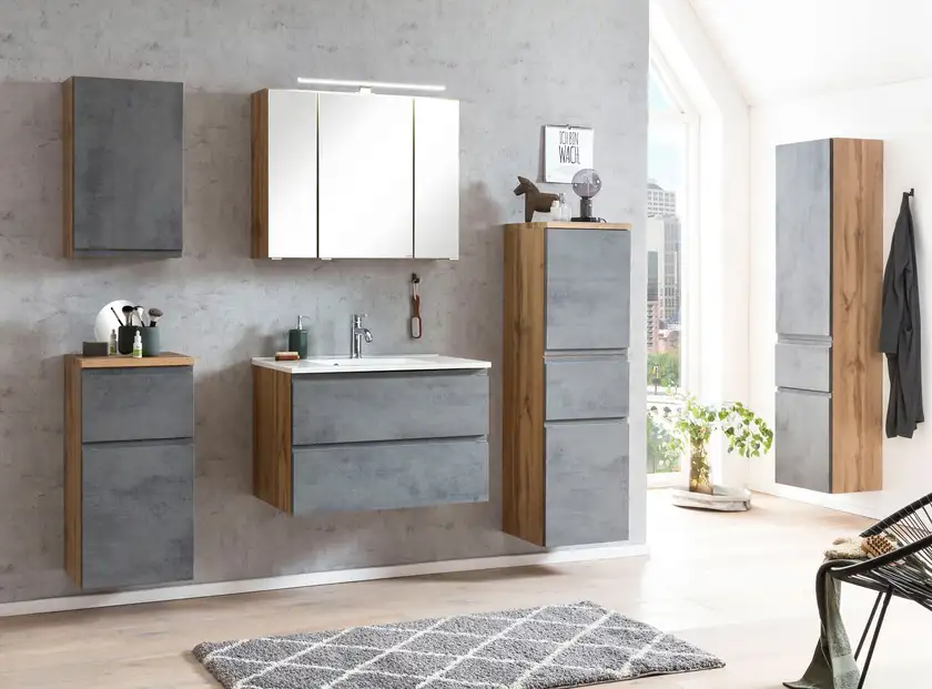 Hängeschrank Gent hellgrau B/H/T 40x64x20 cm