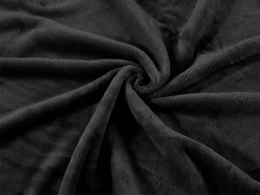 XXL-Flanell-Kuscheldecke Anthrazit, ca. 220x240 cm