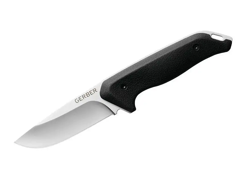 Gerber Gürtelmesser MOMENT FIXED BLADE, Stahl 5Cr15MoV, Daumenauflage, Nylon