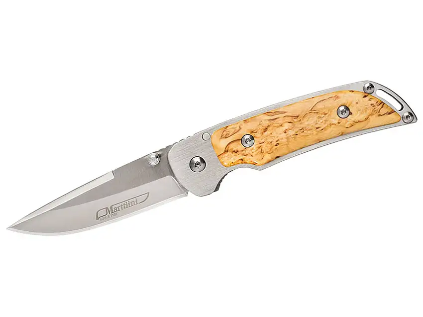 Marttiini MFK2 Einhandmesser, Maserbirke 183512
