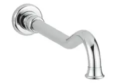 Waschbecken-/ Badewanneneinlauf Retro, Chrom