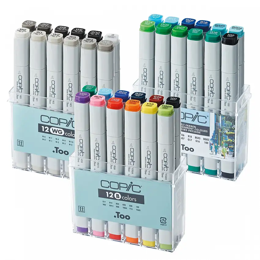 Copic Marker, 12er-Set jetzt online