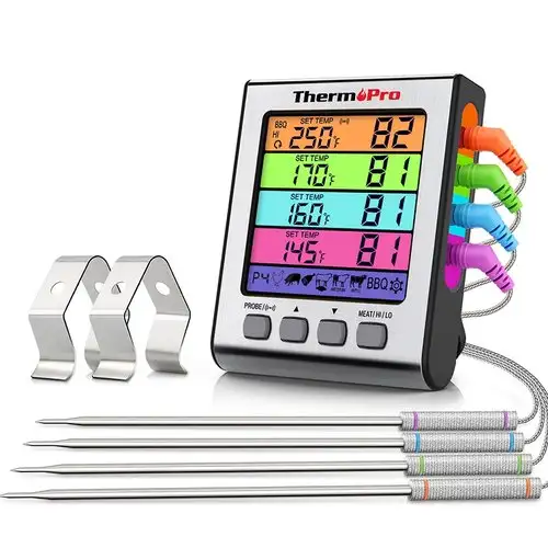 ThermoPro TP17H Kernthermometer, 4 Messfühler