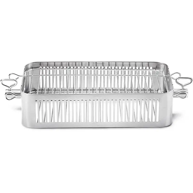 Napoleon Edelstahl-Grillkorb für Drehspieß, einstellbar 57013