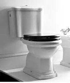 Nostalgie Monoblock-Stand WC Oxford mit Hebelspülung