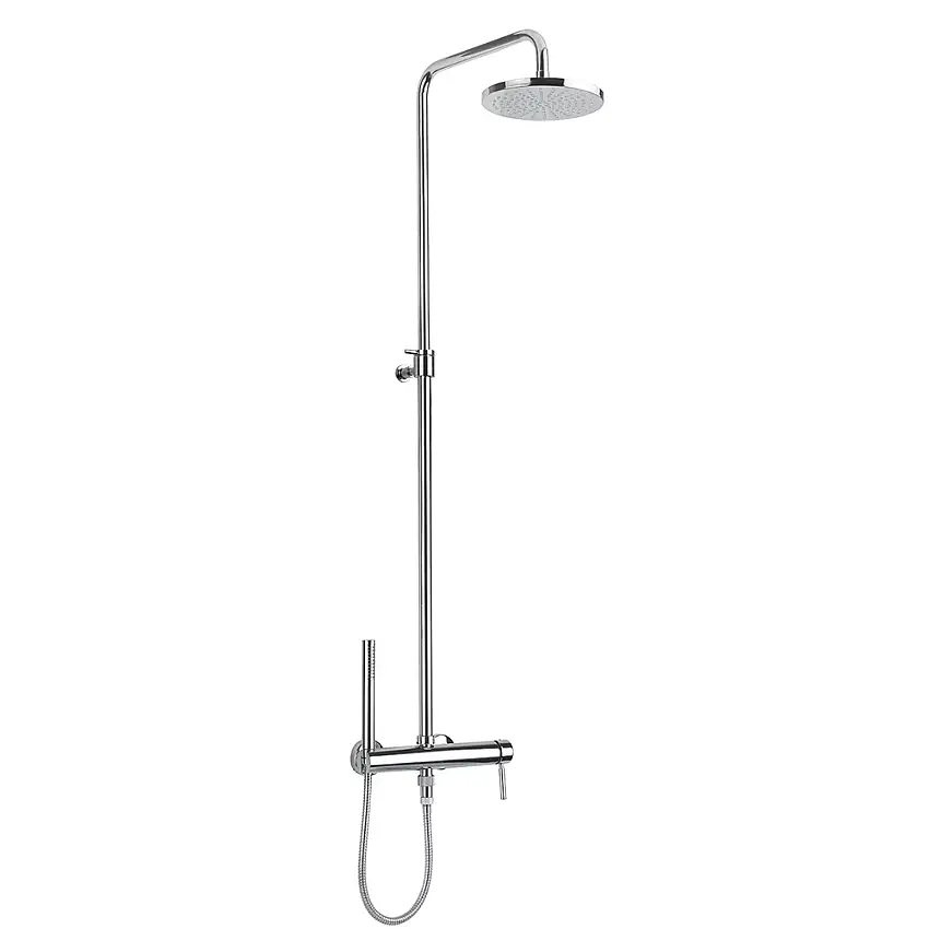Duscharmatur mit Regendusche und Handbrause Kobuk