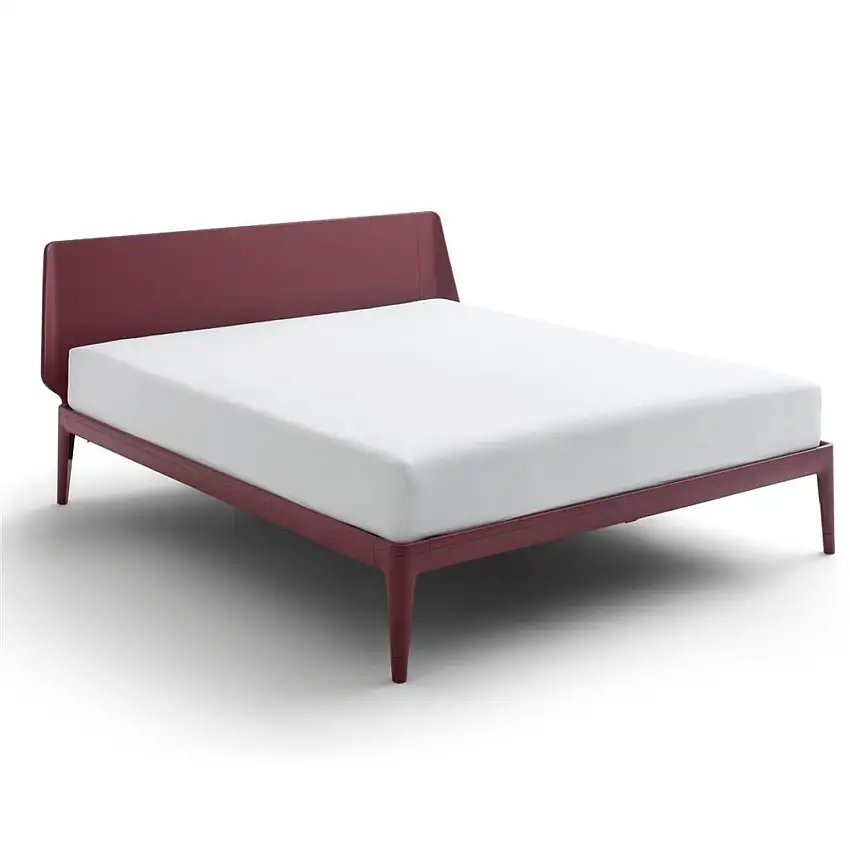 Auping Essential Bettgestell 180x200cm - Aluminium/Burgund