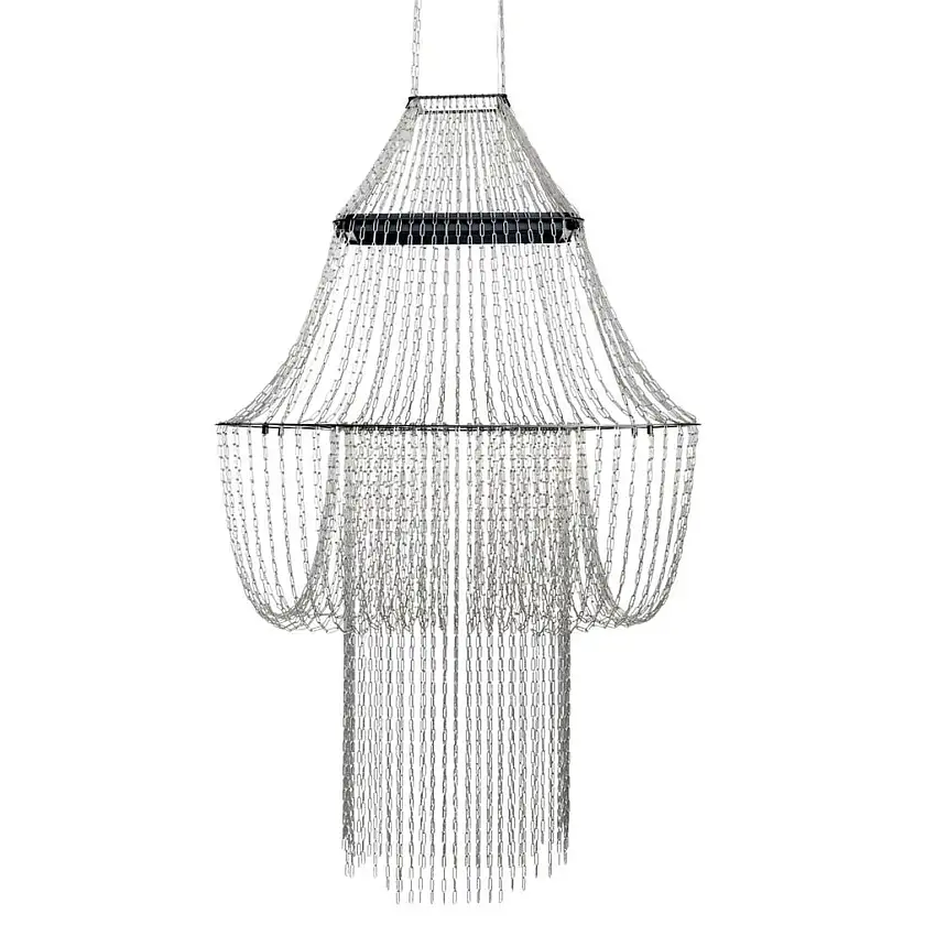 DCW Editions Lampe C Pendelleuchte H: 125 cm - Stahl/Schwarz