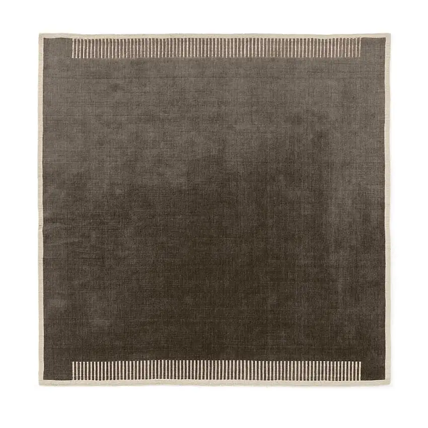 Audo Copenhagen Duomo Teppich 270x270 cm - Wolle/Marmorgrau