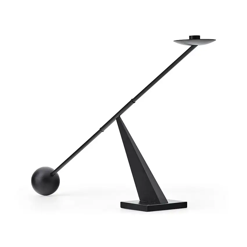 Audo Copenhagen Interconnect Kerzenhalter Klein H: 25,5 cm - Stahl/Schwarz