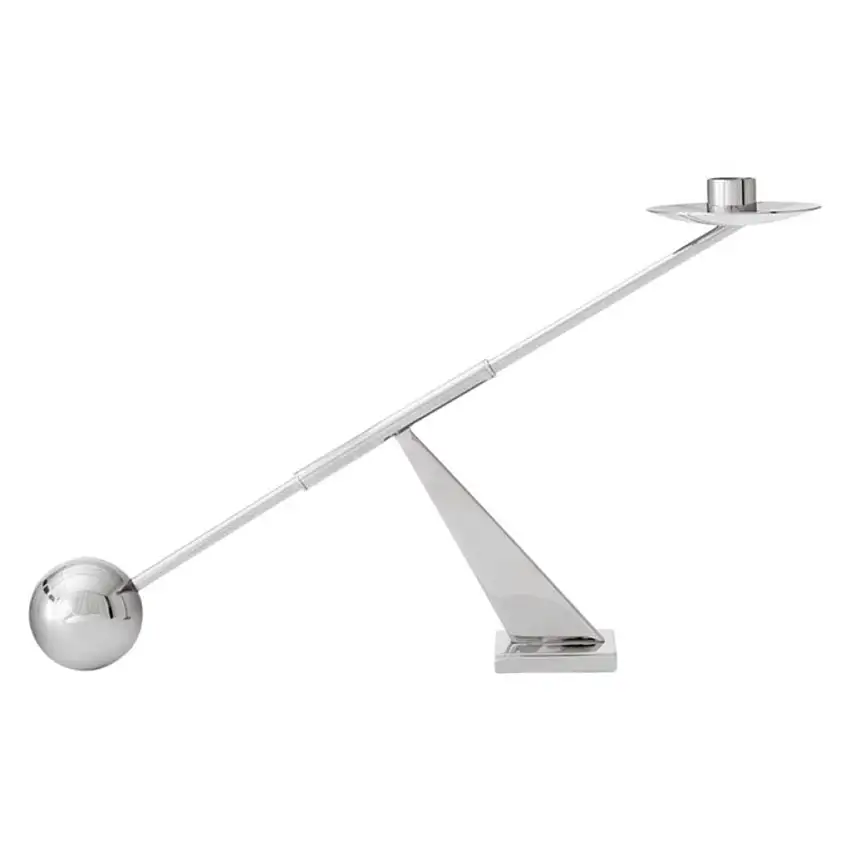 Audo Copenhagen Interconnect Kerzenhalter Klein H: 25,5 cm - Edelstahl