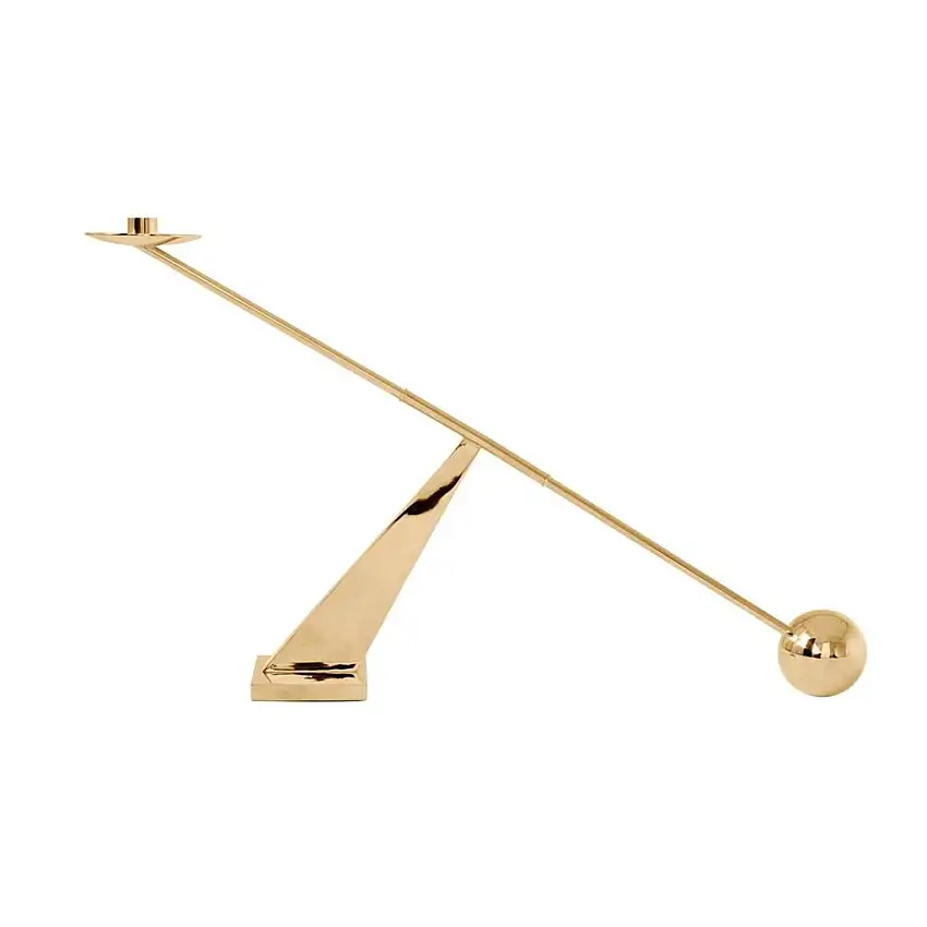 Audo Copenhagen Interconnect Kerzenhalter Klein H: 25,5 cm - Messing/Bronziert