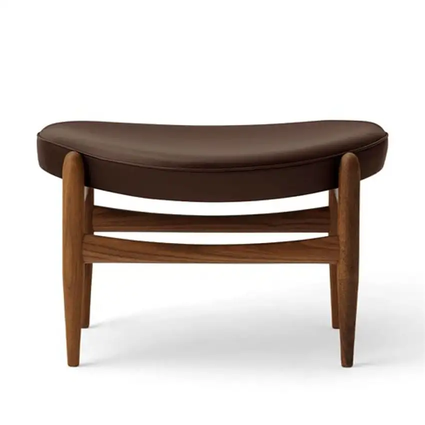 Audo Copenhagen Elizabeth Ottomane H: 36 cm - Walnuss/DAKAR 0329