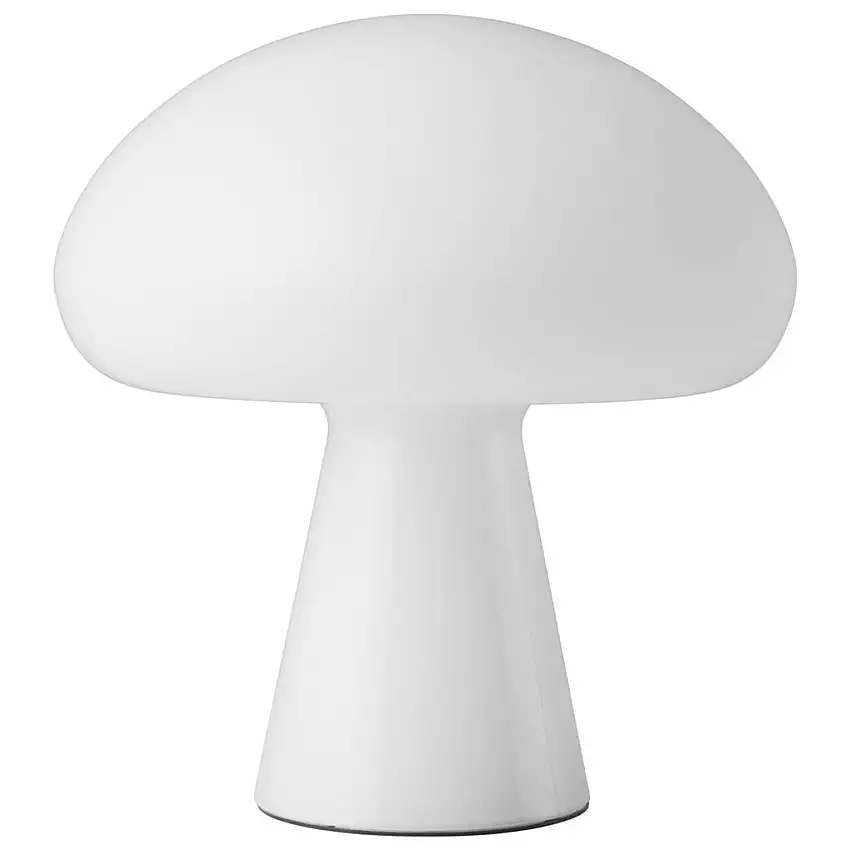 GUBI Obello Lampe H: 24 cm - Mundgeblasenes Glas/Perlweiß