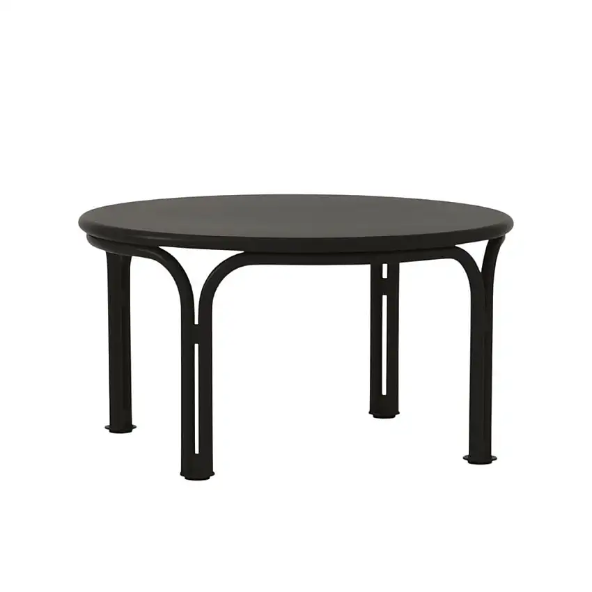 &Tradition Thorvald SC108 Couchtisch Ø: 70 cm - Stahl/Warmschwarz