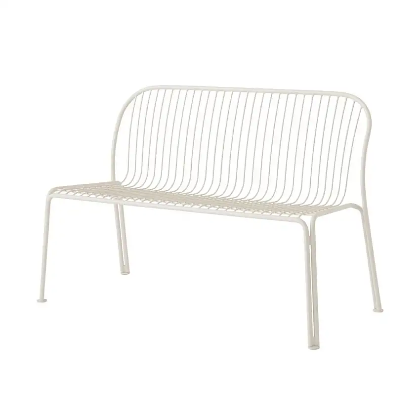 &Tradition Thorvald SC111 Essbank B: 143 cm - Stahl/Elfenbein