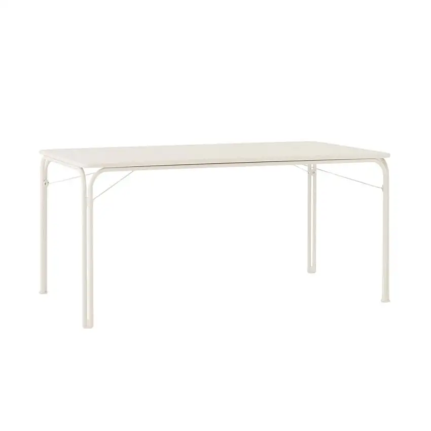 &Tradition Thorvald SC113 Esstisch B: 160 cm - Stahl/Elfenbein