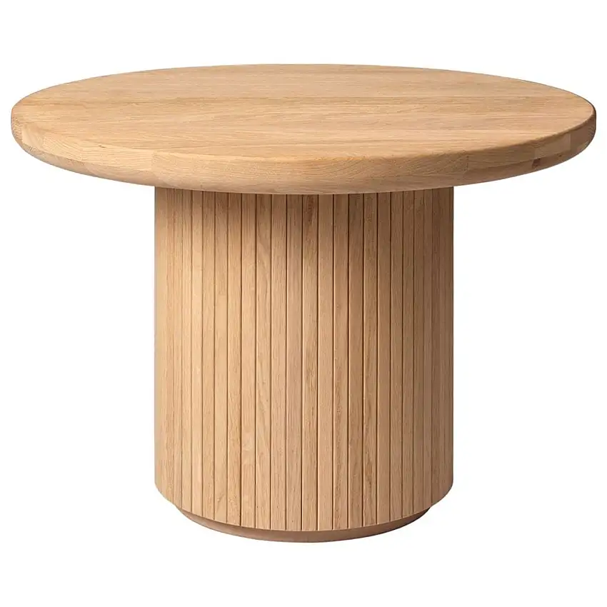 GUBI Moon Couchtisch Ø: 60 cm - Massive geölte Eiche