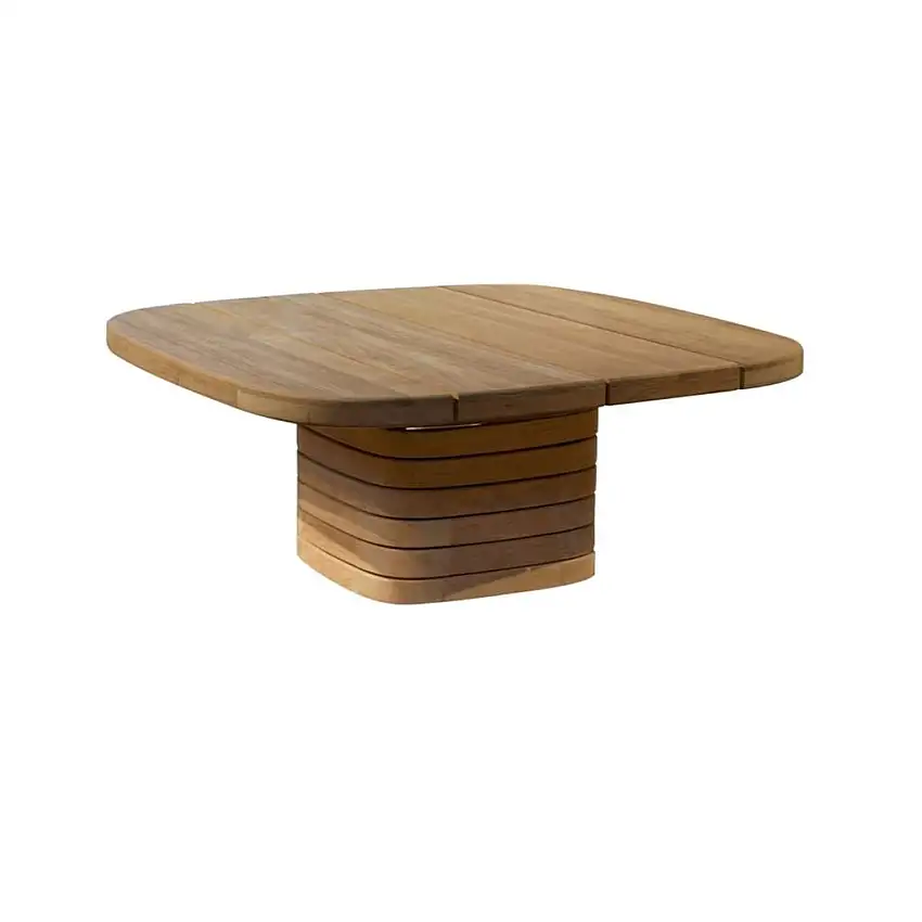 Cane-line Outdoor Mellow Couchtisch, quadratisch, klein - Teak/Teak