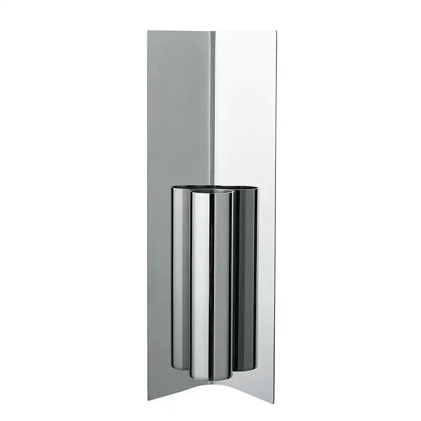 Ferm Living Eddy Wandvase - Hochglanzpoliert