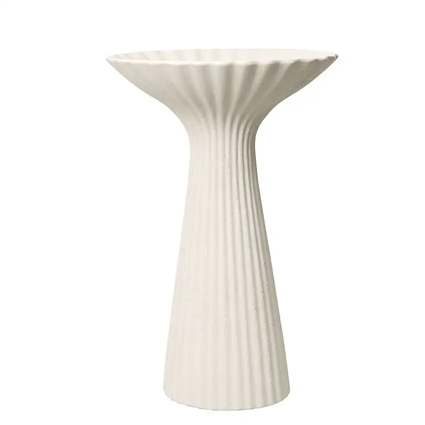 Ferm Living Fountain Sockelschale - Elfenbein