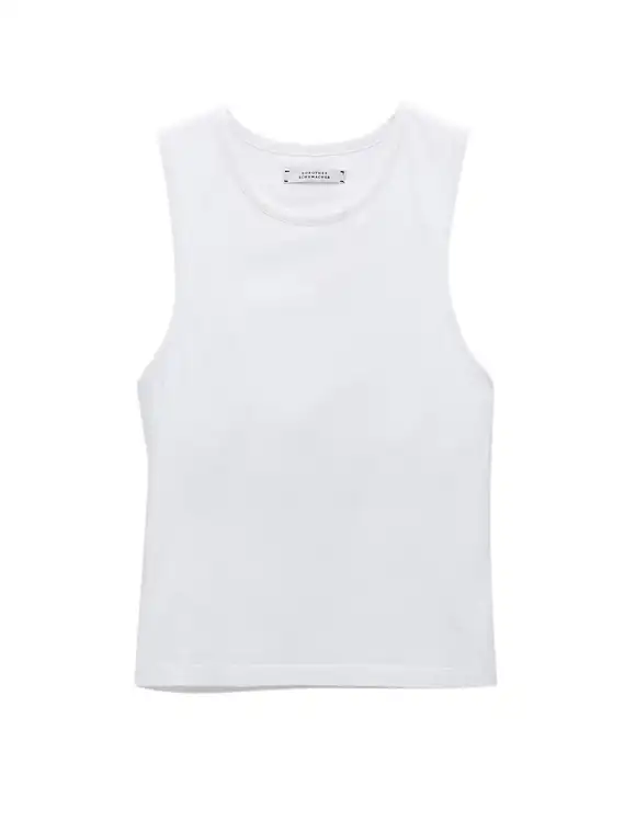 Dorothee Schumacher - Stretchtop mit Bra Einsatz off white