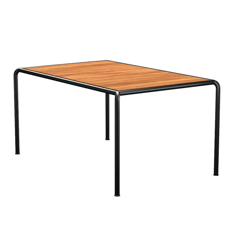 Houe AVANTI Gartentisch, 153x98 cm Tischplatte: Thermo Esche. Gestell: Black