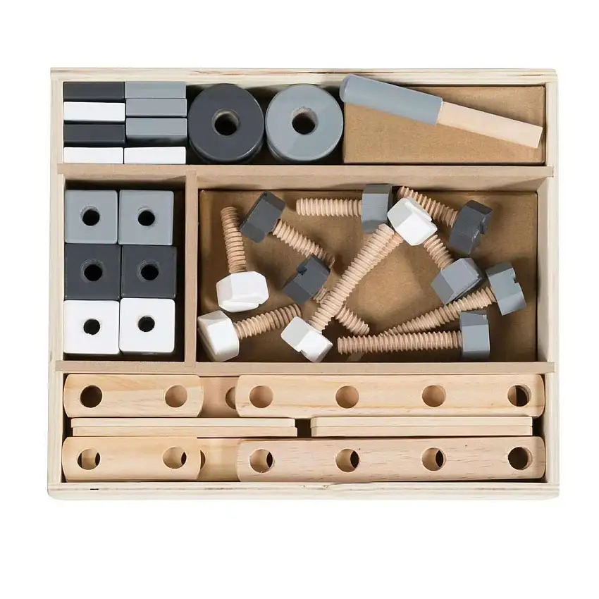 Holzbaukasten-Set 48-teilig HORST