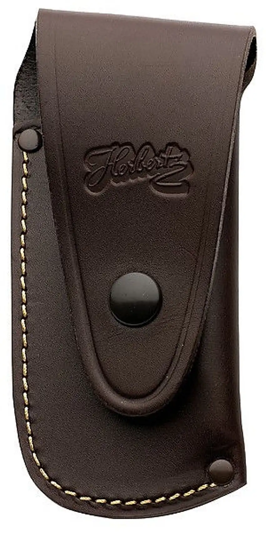 Herbertz Lederetui, braun, variabel für 11 und 13 cm