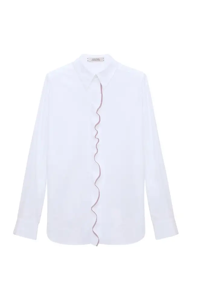 Dorothee Schumacher - Hemd aus Baumwoll-Popeline white lilac