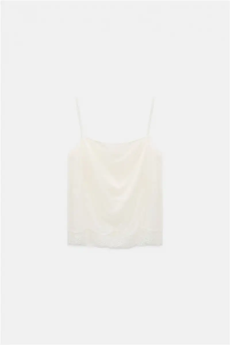 Dorothee Schumacher - Gedoppeltes Lingerie-Top aus Seiden-Habotai pure white