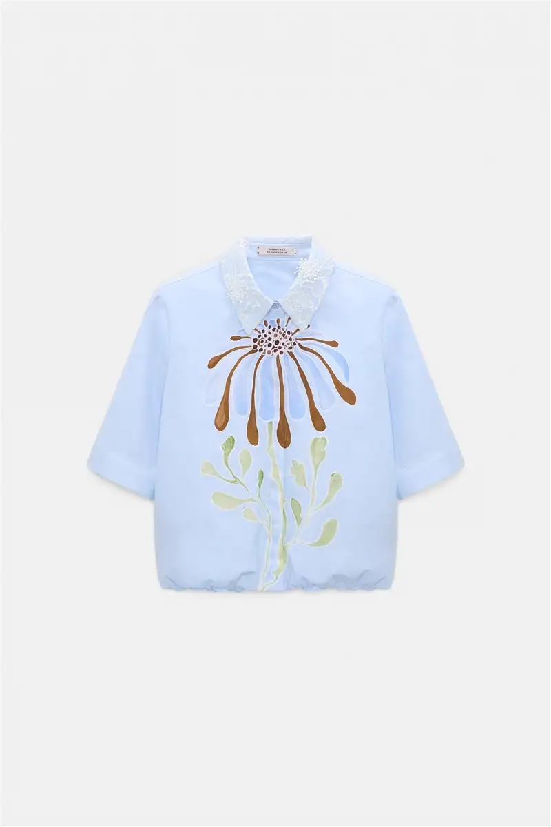 Dorothee Schumacher - Bluse mit floralem Signature-Print aus Baumwoll-Popeline