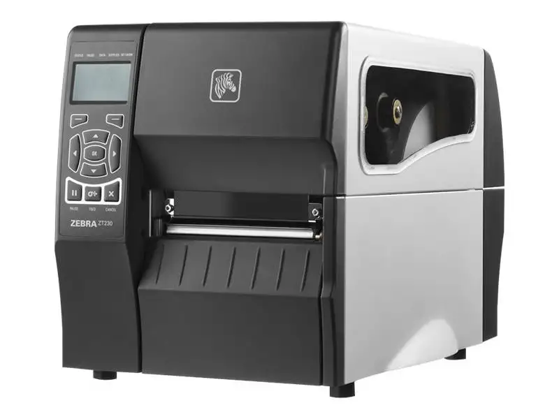 Zebra ZT230, 12 Punkte/mm (300dpi), Peeler, Display, ZPLII, USB, RS232, ZT23043-D3E000FZ