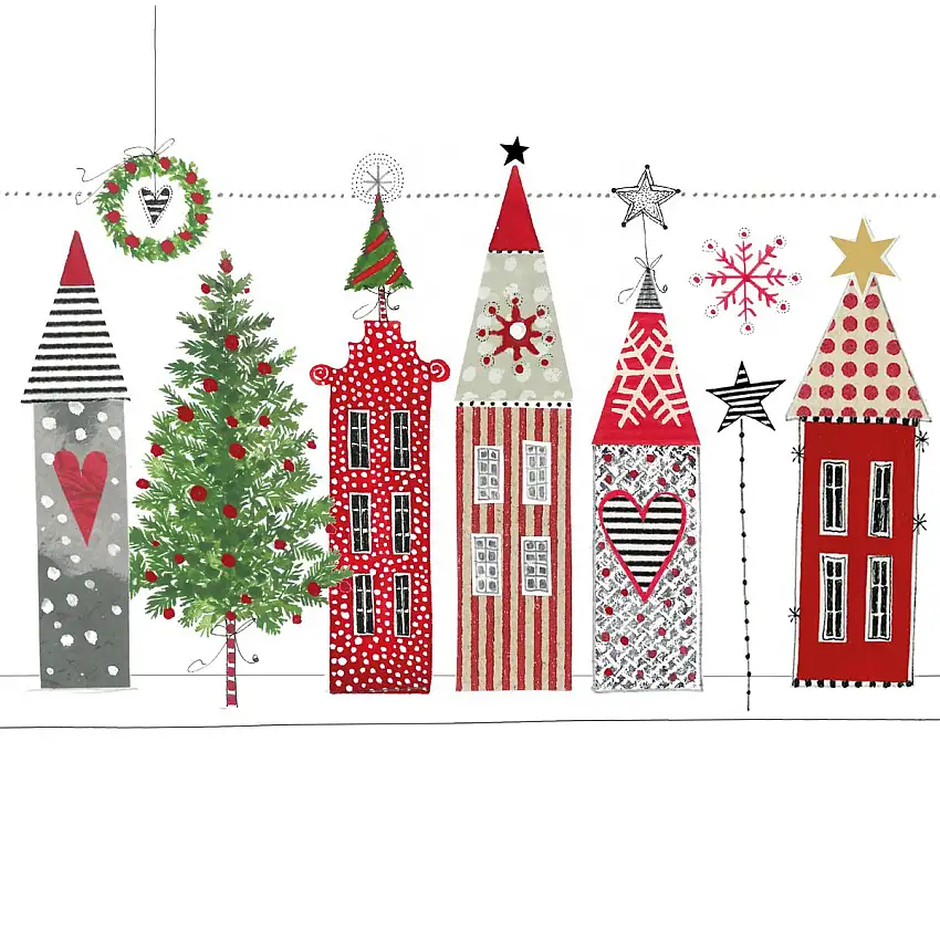 Servietten Houses Napkin