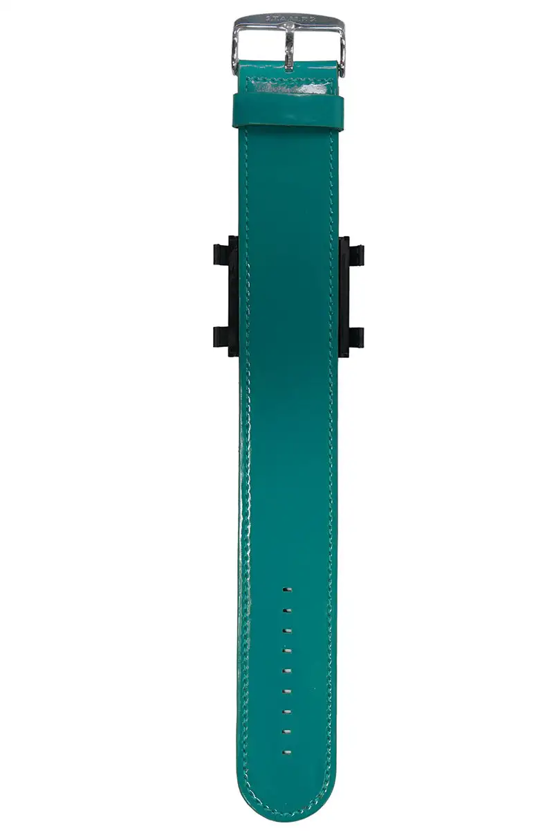 STAMPS Damen Lederarmband Glossy Petrol