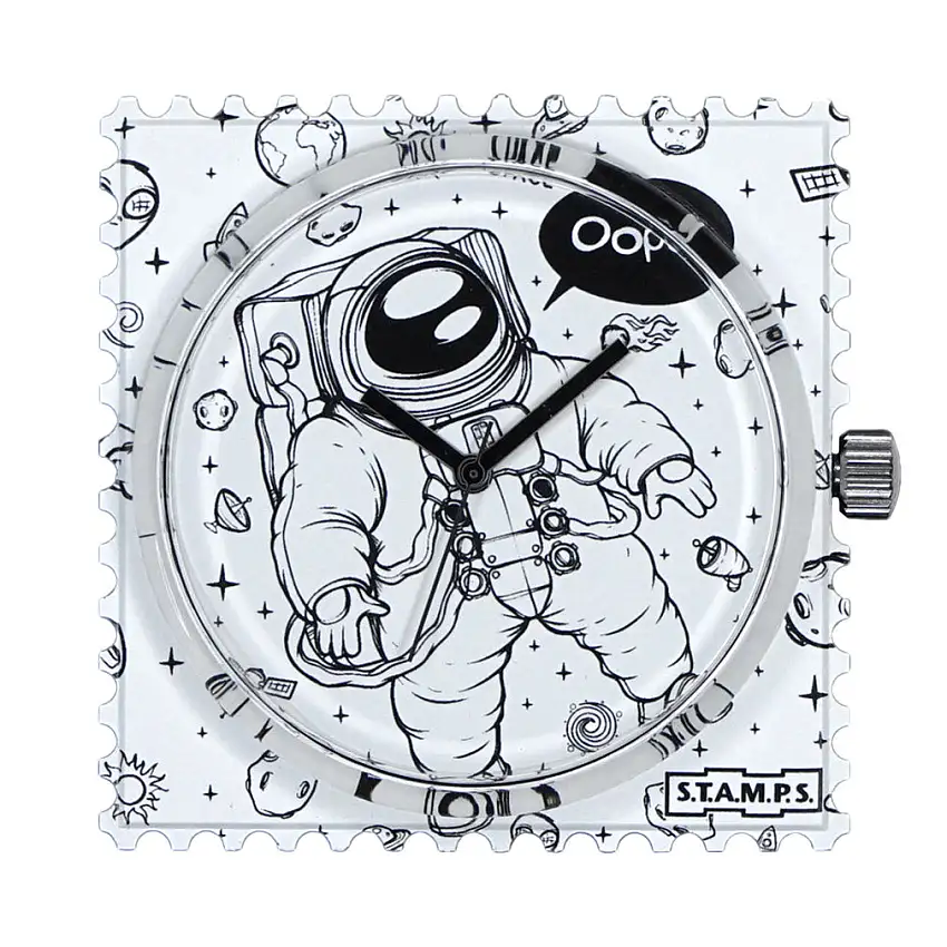S.T.A.M.P.S. Zifferblatt Astronaut wasserfest
