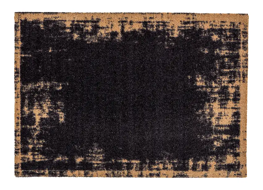 Türmatte Miabella Uni Bordüre dunkelgrau 50x70