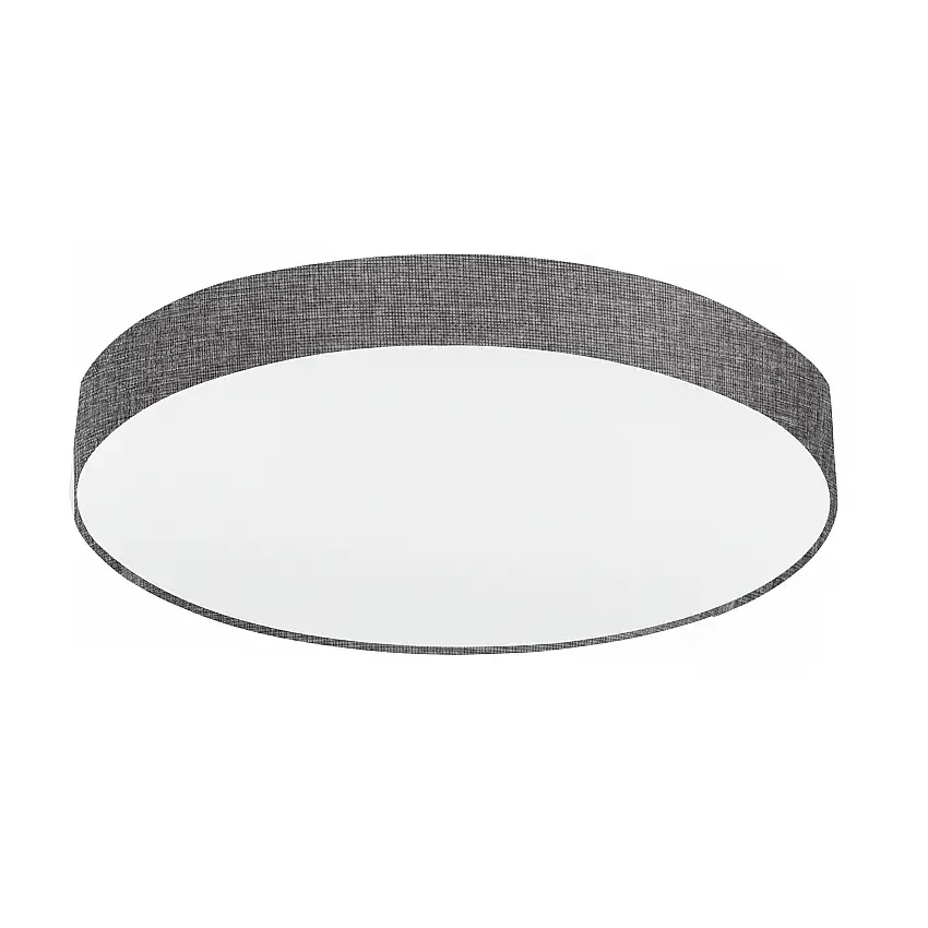EGLO Deckenleuchte Pasteri Grau Ø 76 cm
