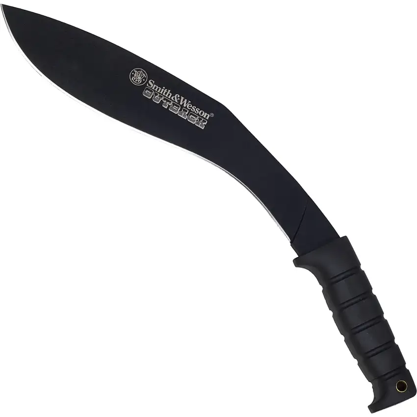 Smith & Wesson Bush Hog, 440C, Gummigriff, Nylonscheide