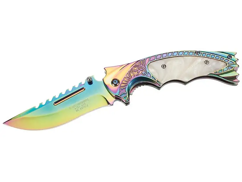 CJH Einhandmesser, Rainbow ART000136