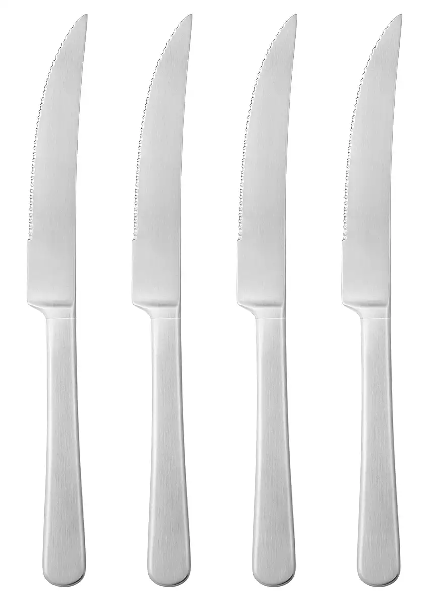 Georg Jensen Copenhagen Steakmesser Länge 22,1 cm 4 Stk. matt