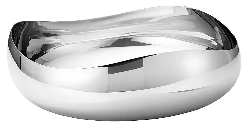 Georg Jensen Cobra Schale Edelstahl