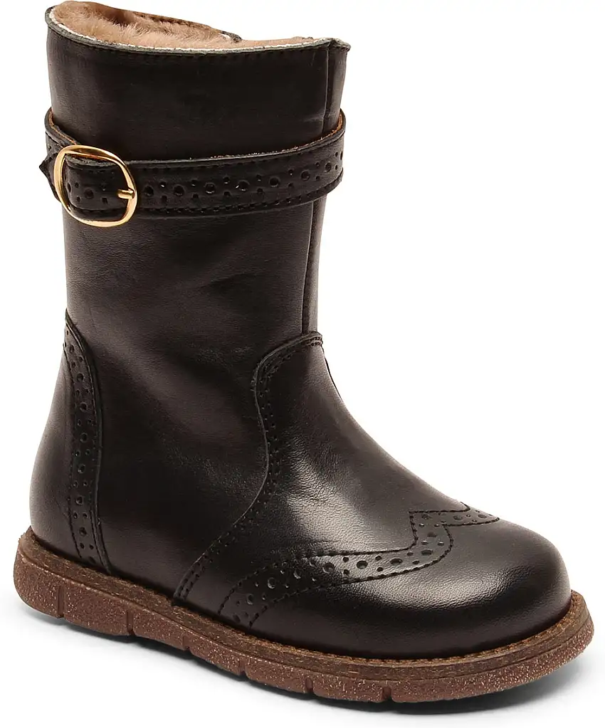 Bisgaard Mädchen Kinder Stiefel mit Reißverschluss / Lammfell Noli