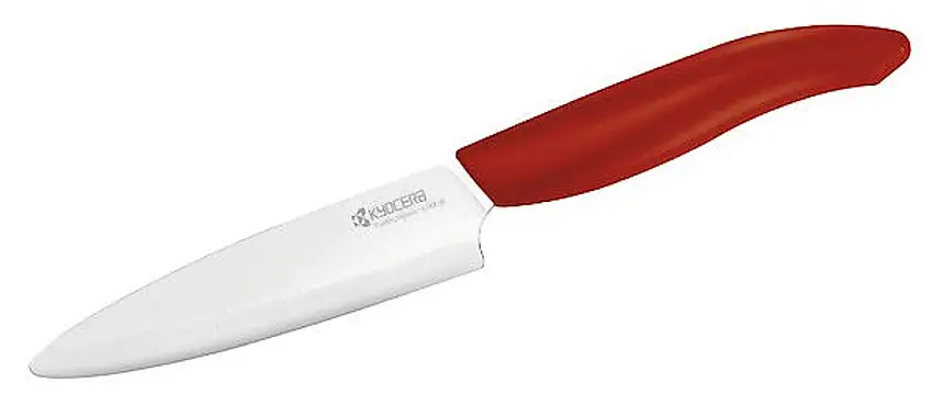 Kyocera Obst- und Gemüsemesser, weiße Keramikklinge Nr. FK-110WH-RD