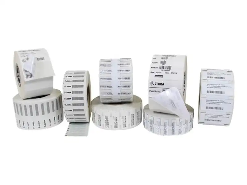 Etiketten (Papier,Kunstst.), Etikettenrolle, Normalpapier, B 97mm, H 15mm, Rollen/Box 2 rolls/box, 10026631